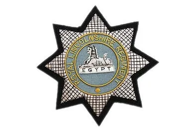Royal Lincolnshire Regiment Bullion Wire Blazer Badge