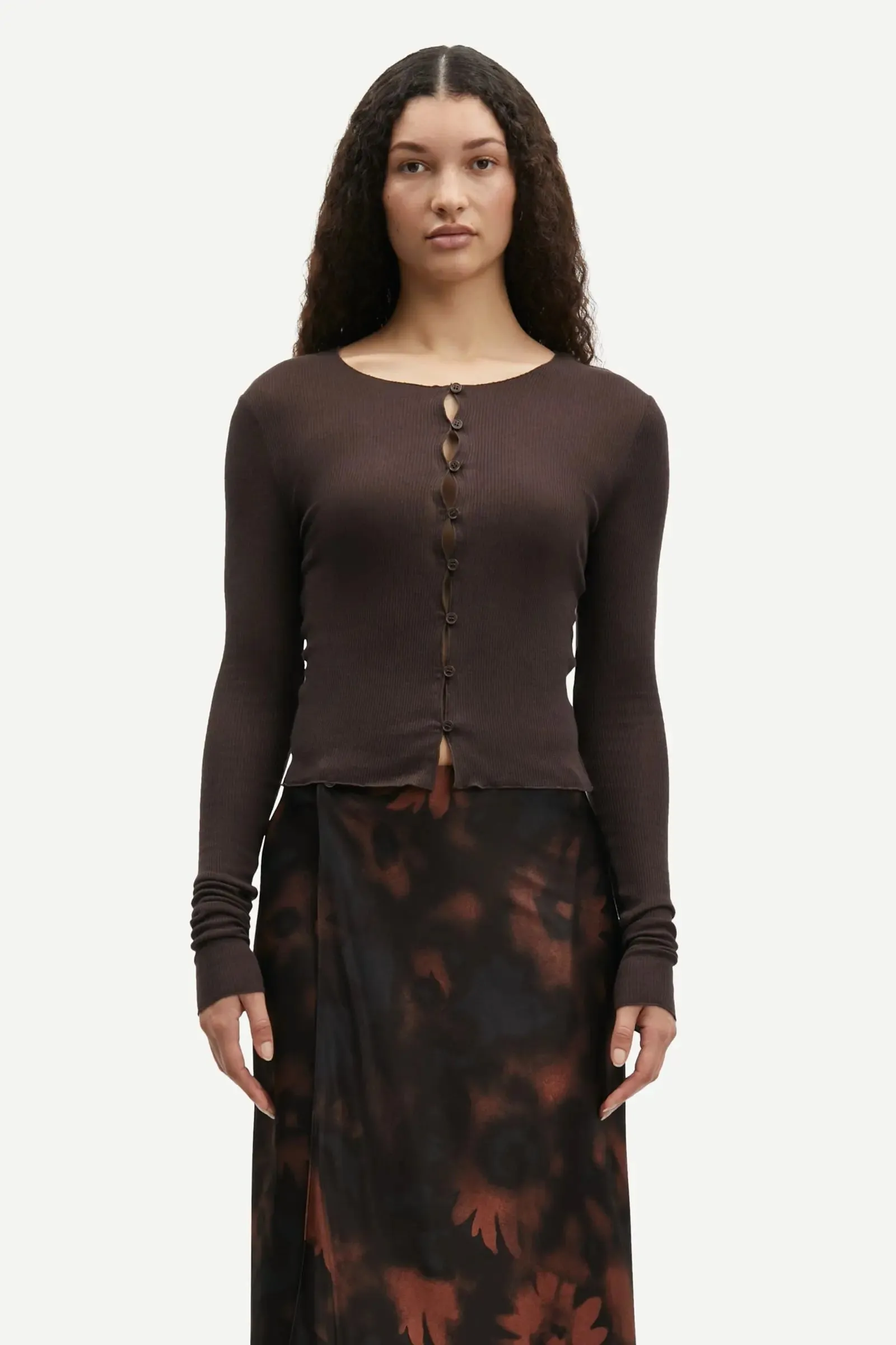 Sasonnet Cardigan | Chocolate Torte