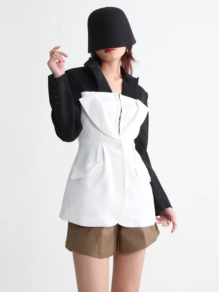 Single Button Casual Blazer