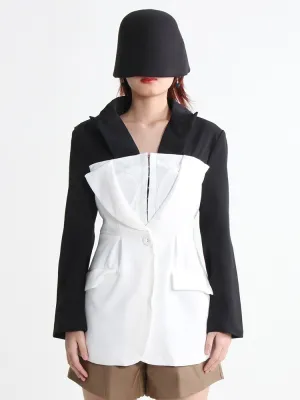 Single Button Casual Blazer