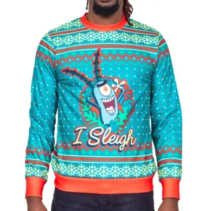 SpongeBob SquarePants JulesRoche Ugly Christmas Sweater Unisex