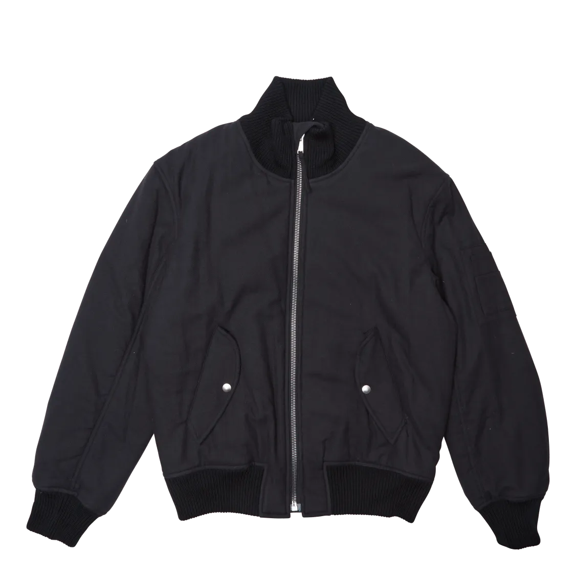 Strapped Bomber.vint Basalt Black