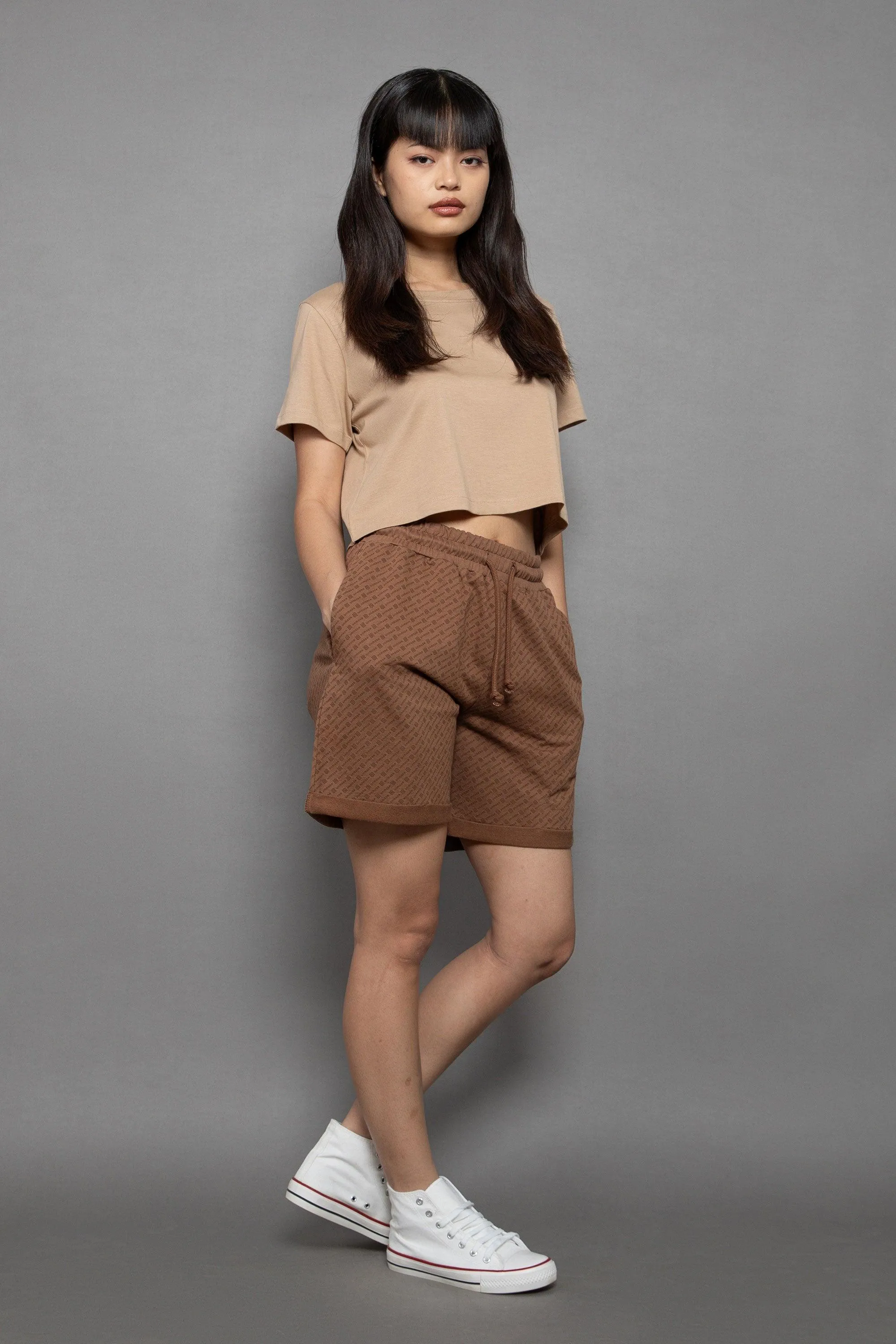 Supima Cotton Short Sleeve Cropped Tee