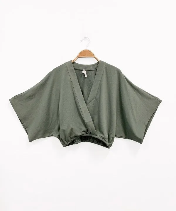 TEEK - Hemp Kimono Crop