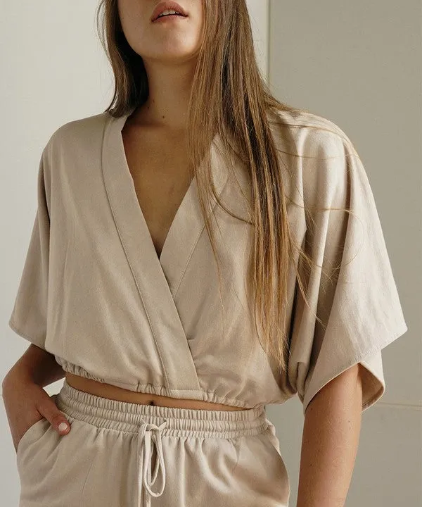 TEEK - Hemp Kimono Crop