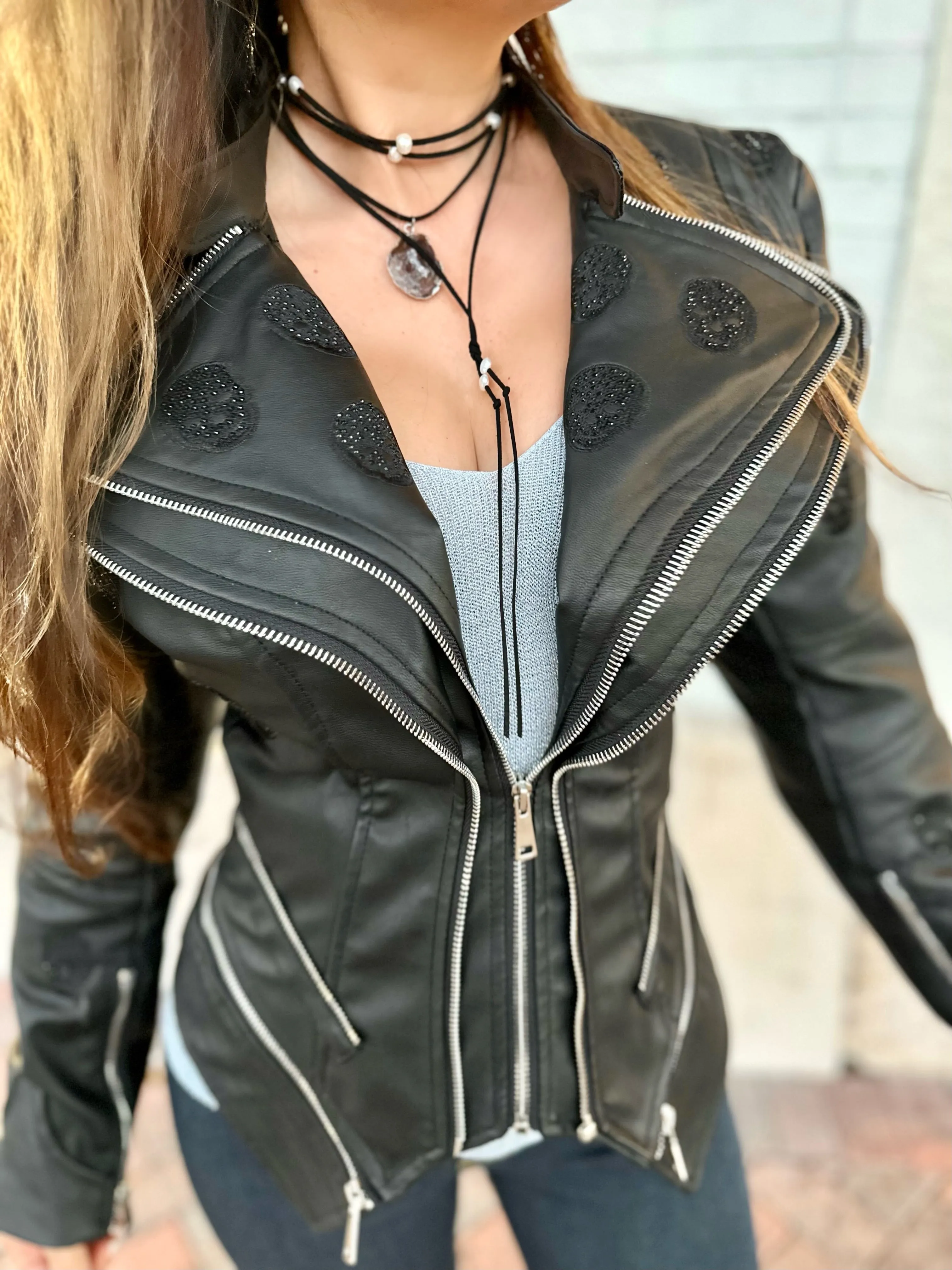 The Rock n’ Roll Embellished Skull Jacket