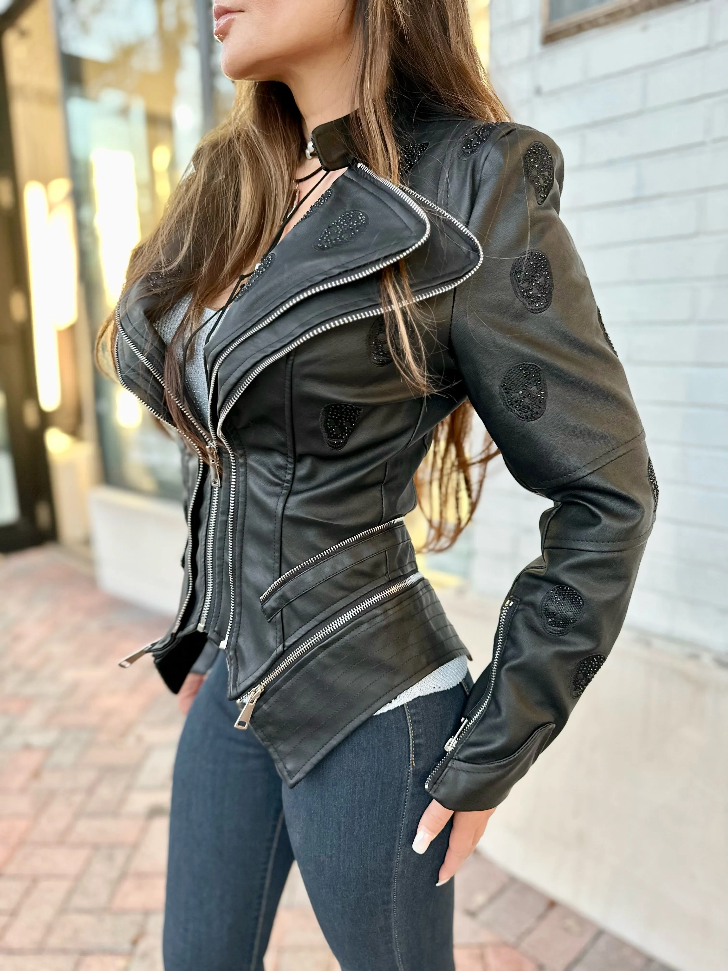 The Rock n’ Roll Embellished Skull Jacket