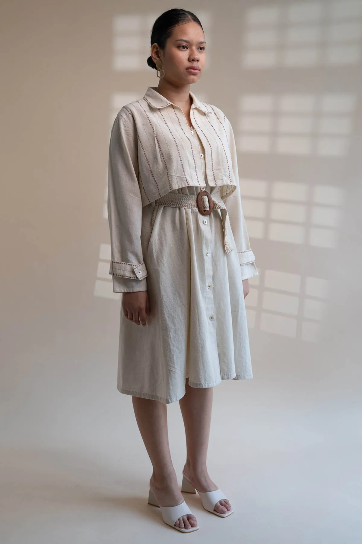 Trench Dress & Cropped Jacket
