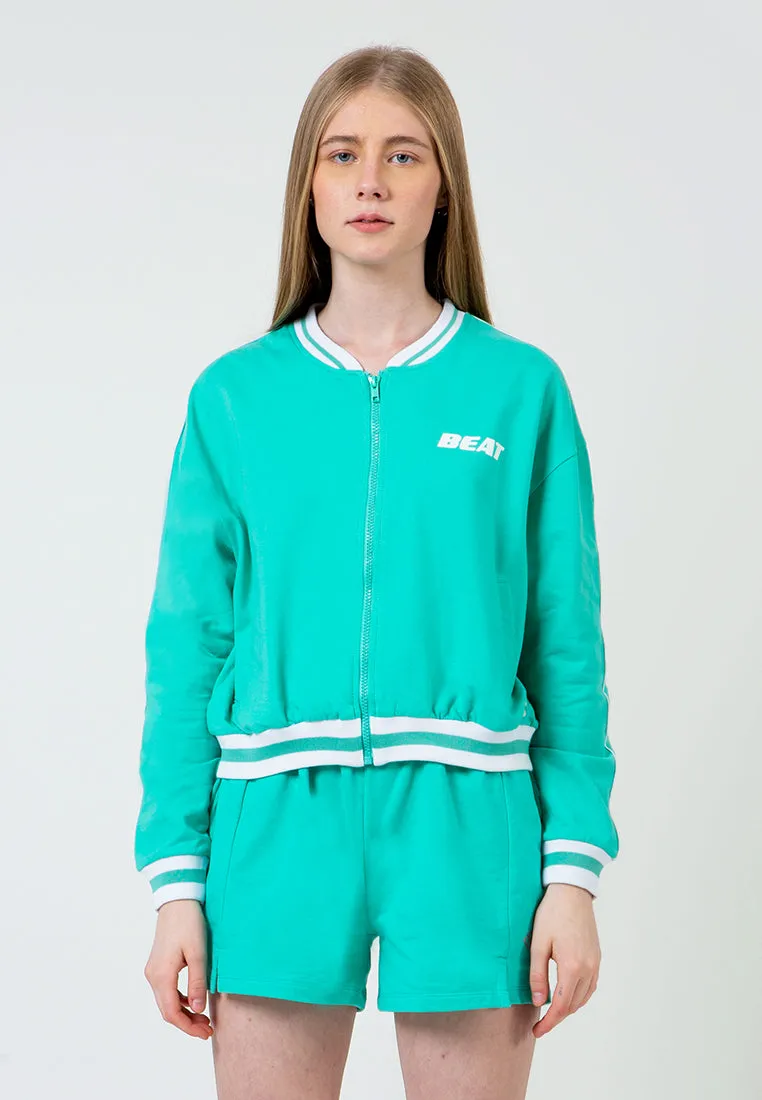 Turquois Bomber Jacket
