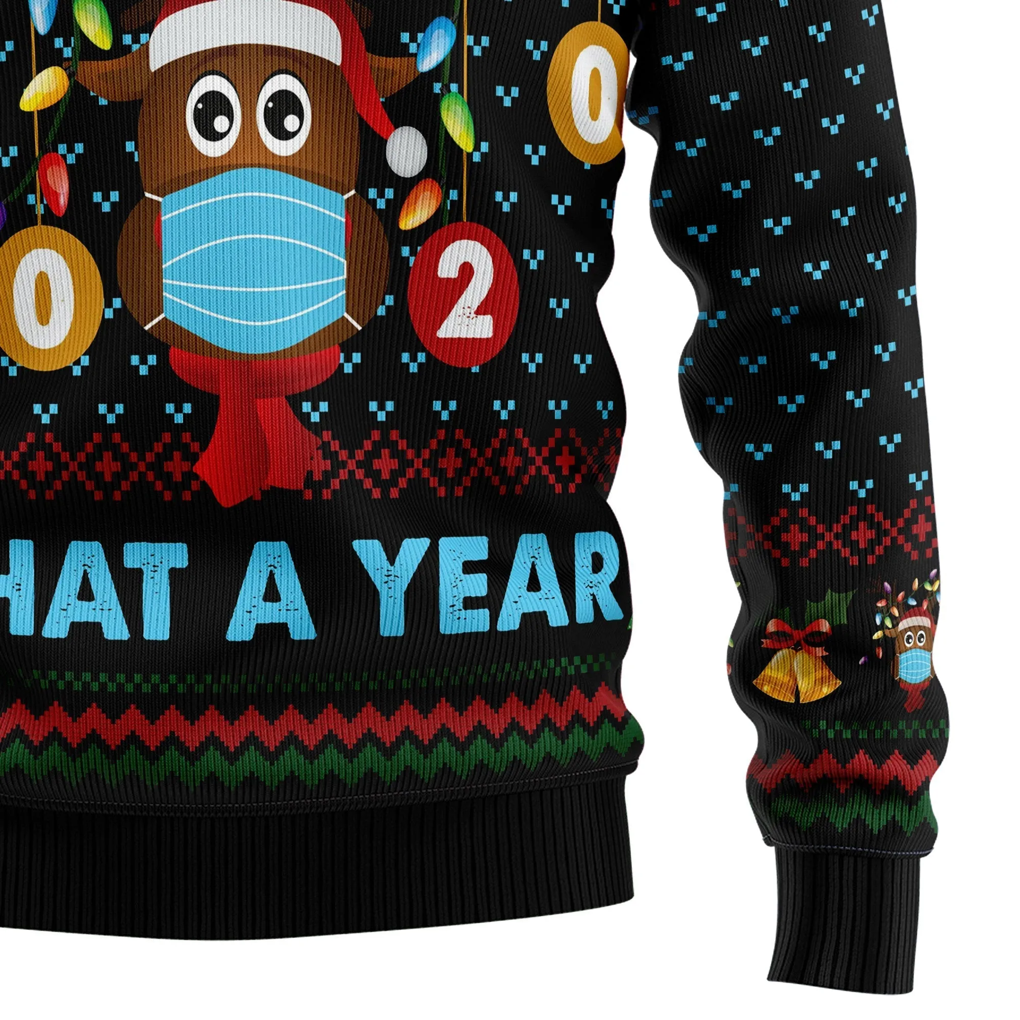 Ugly Christmas Sweater JulesRoche All-Over Print Warm Holiday