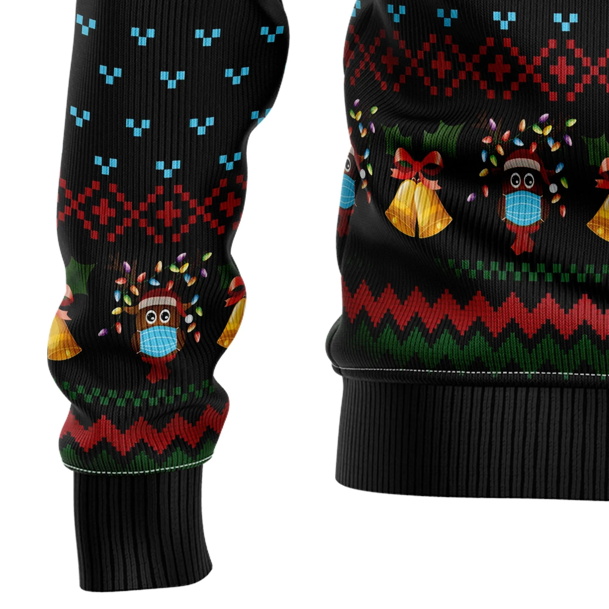 Ugly Christmas Sweater JulesRoche All-Over Print Warm Holiday