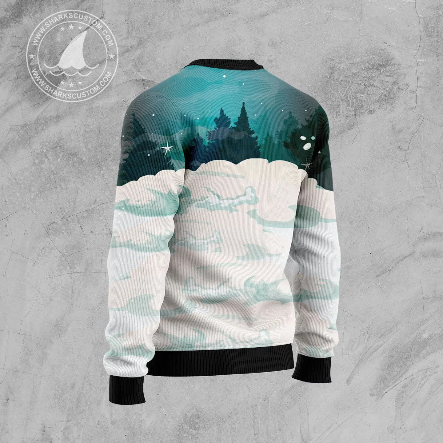 Ugly Christmas Sweater JulesRoche All-Over Print Winter Warmth