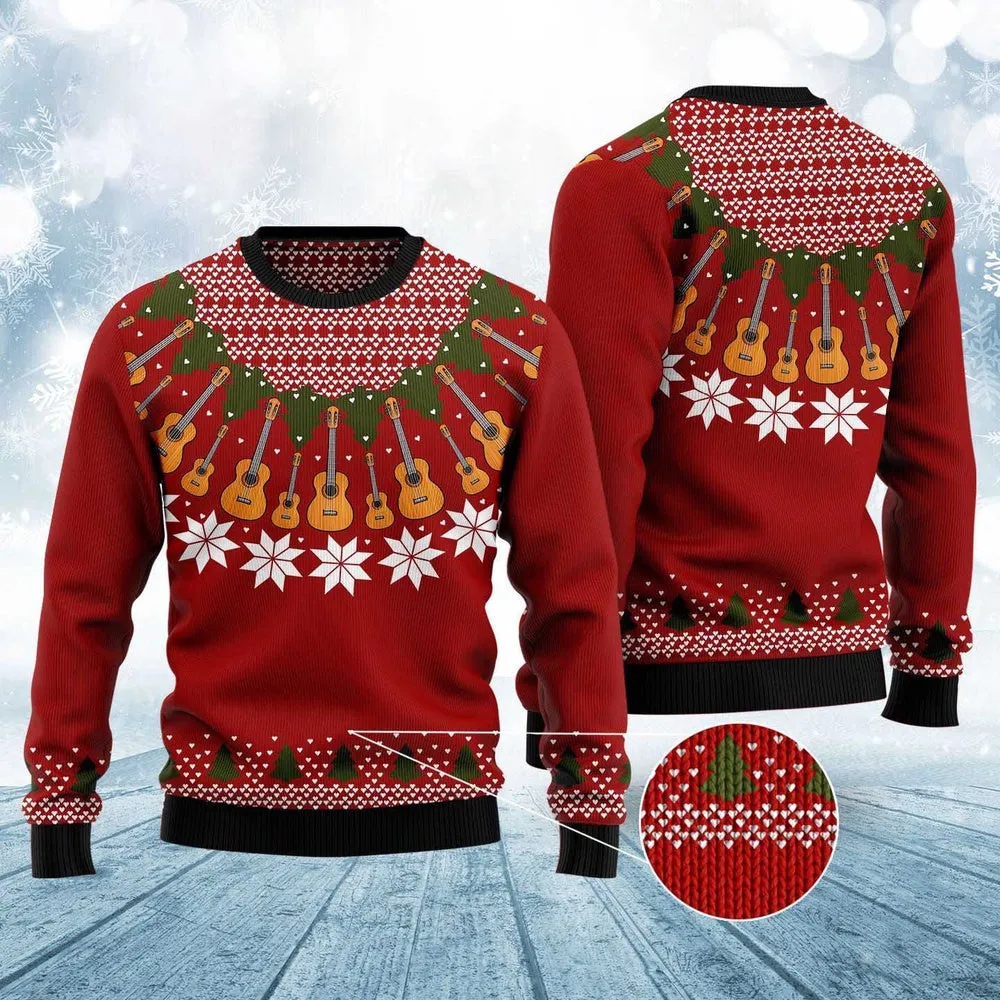 Ugly Christmas Sweater JulesRoche Cotton Blend All-Over Print