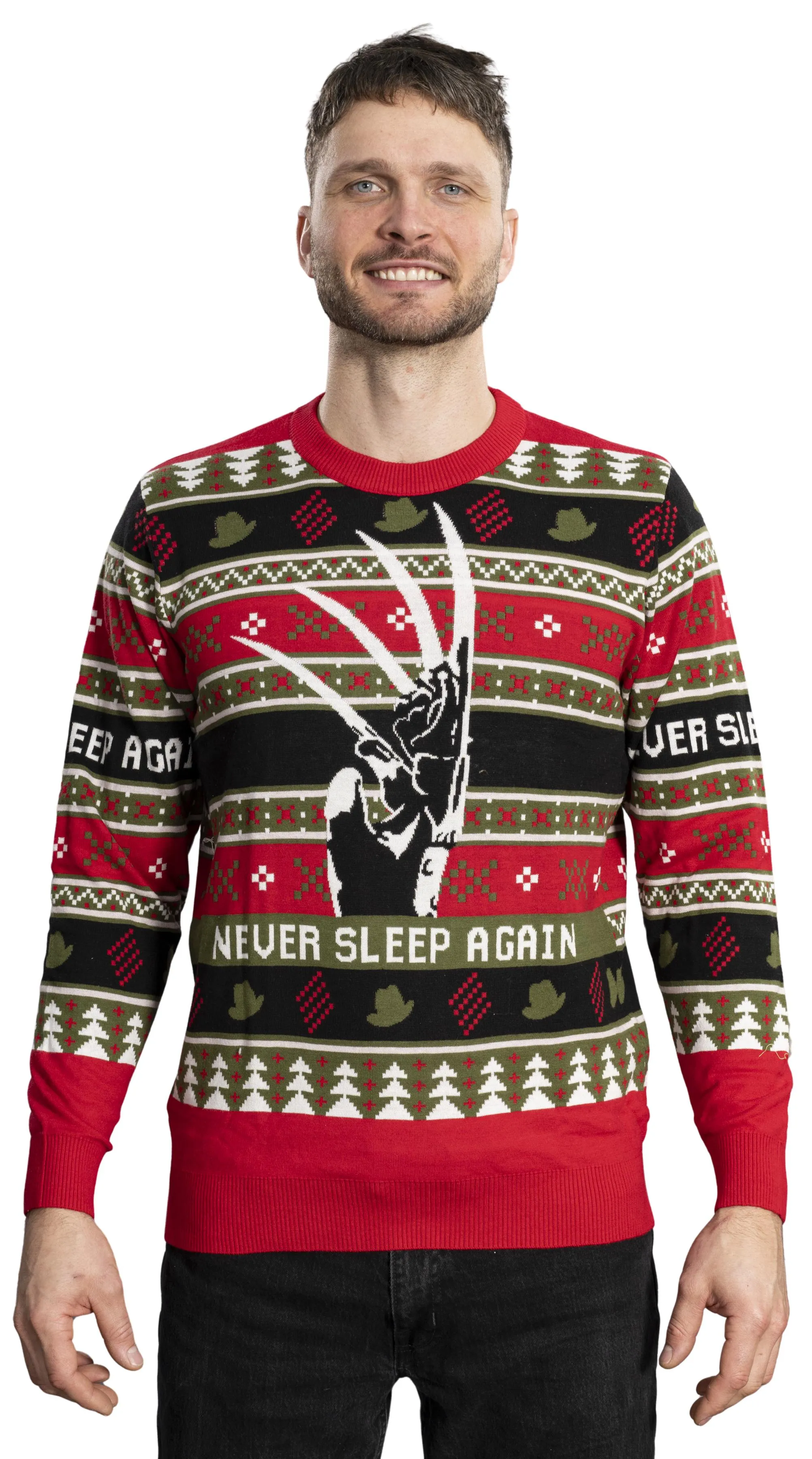 Ugly Christmas Sweater JulesRoche Horror Freddy Krueger