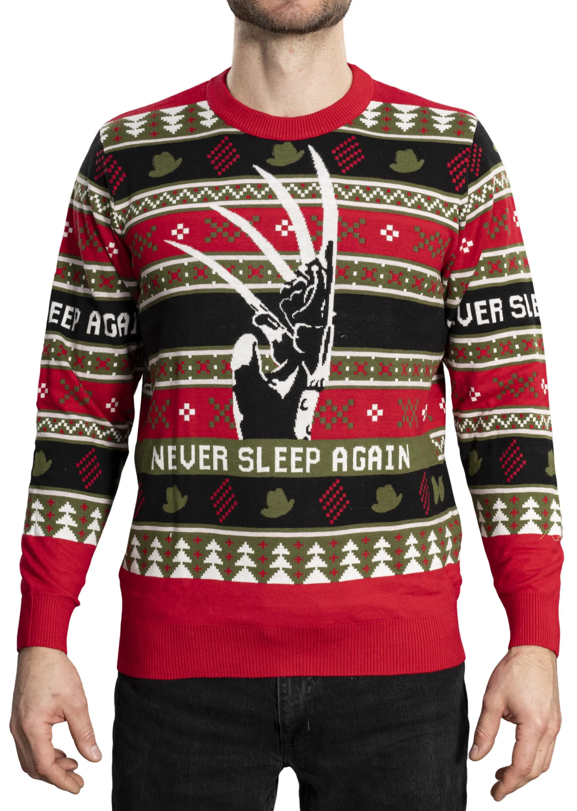Ugly Christmas Sweater JulesRoche Horror Freddy Krueger