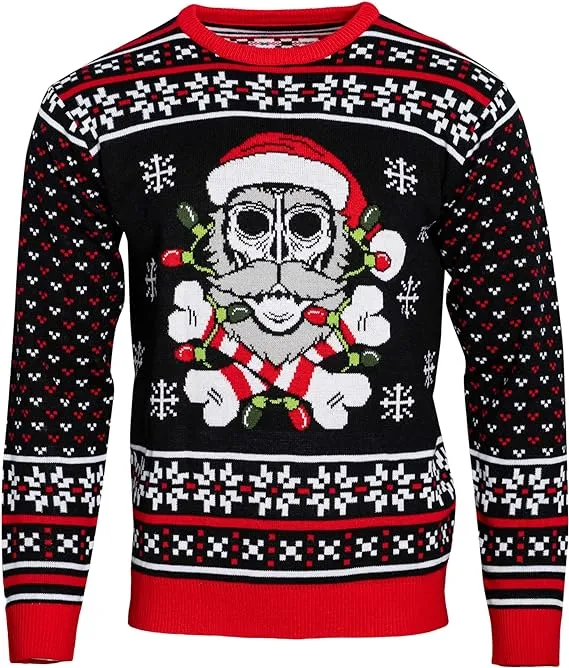 Ugly Christmas Sweater JulesRoche Skull Design Pullover