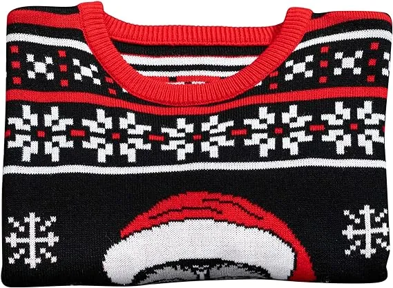 Ugly Christmas Sweater JulesRoche Skull Design Pullover