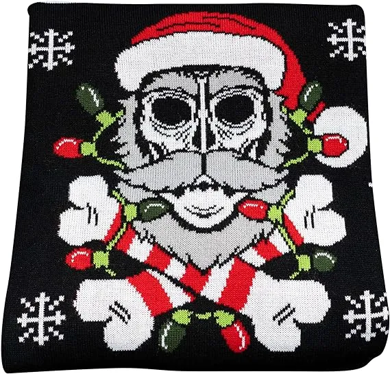 Ugly Christmas Sweater JulesRoche Skull Design Pullover