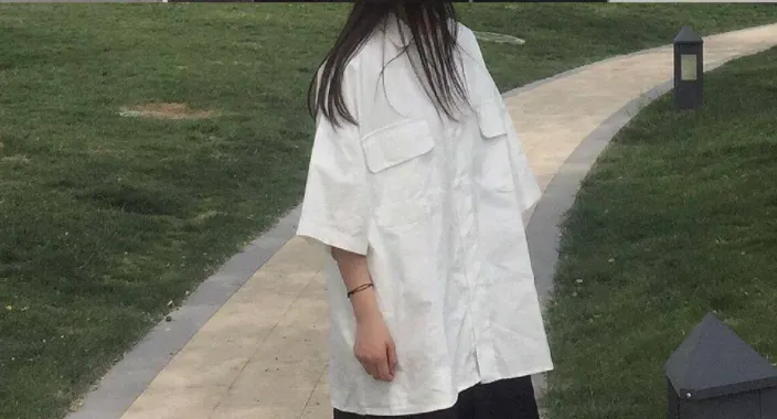 Voguable Short Sleeve Shirt Women White Turn Down Collar Basic Casual Teen Gril Student Oversize Shirt Women Loose Blouse