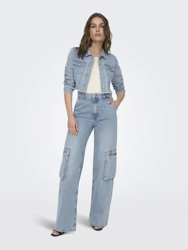 Wonder Cropped Denim Jacket