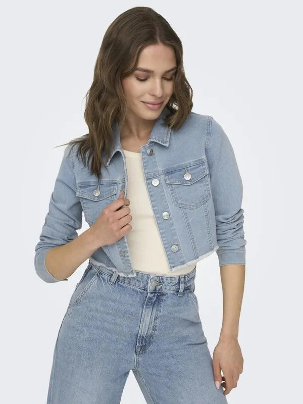 Wonder Cropped Denim Jacket